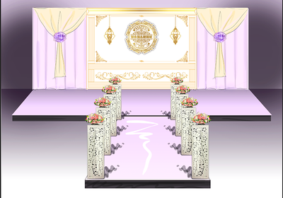 婚慶宴會活動效果圖策劃與手繪表現的藝術融合